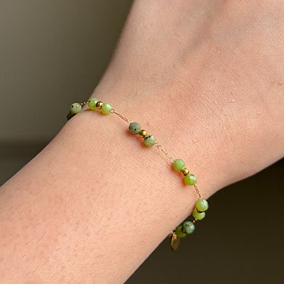 Basic Nephrite (Jade) Bracelet