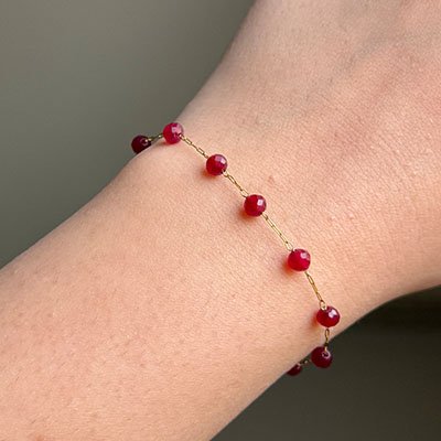 Basic Red RUBY Bracelet